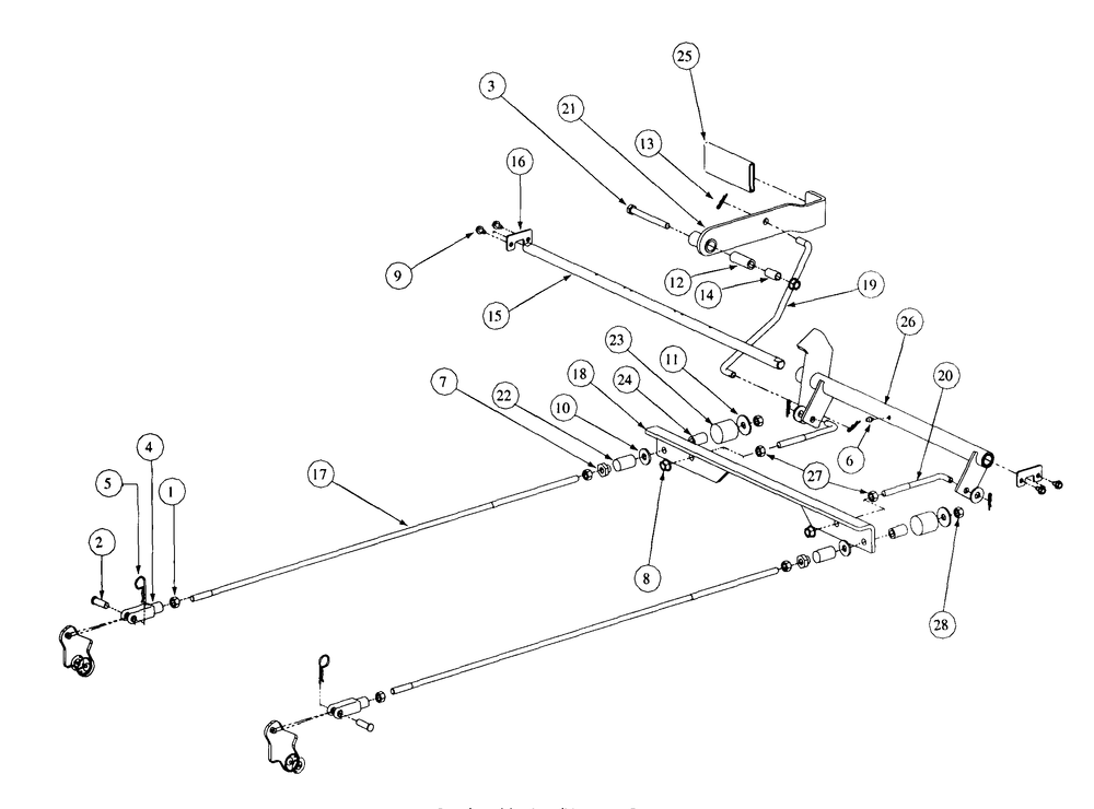 Brake Assembly Diagram and Parts List for 3654 53AB5B8K100-ZT54 Cub Cadet Lawn Mower